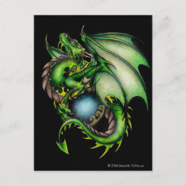 Green Dragon Circle.jpeg Briefkaart