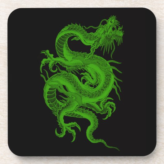 Green Dragon Draco Onderzetters (Voorkant)