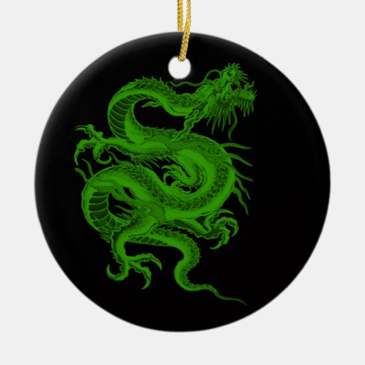 Green Dragon Draco Ornament (Voorkant)