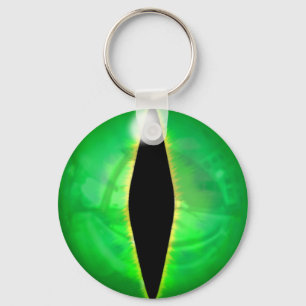 Green Dragon Eye Sleutelhanger