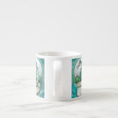 Green Dragon Fantasy Art Espresso Kop (Achterkant)