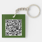 Green Dragon Fantasy Sleutelhanger (Achterkant)