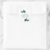 Green Dragon Save the Date Stickers (Sac)