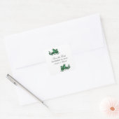 Green Dragon Save the Date Stickers (Enveloppe)