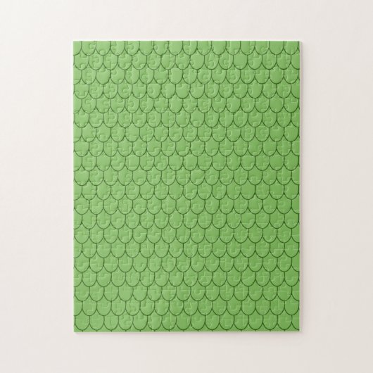 GREEN DRAGON SCALES PATTERN Novelty Legpuzzel (Verticaal)