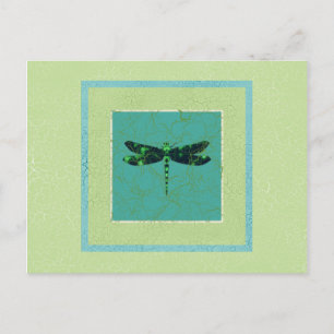 Green Dragonfly Briefkaart