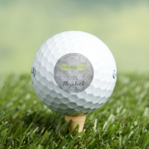 Green Dragonfly Damask Golfballen