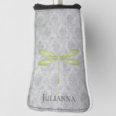Green Dragonfly Damask Golfheadcover (Draai 90)