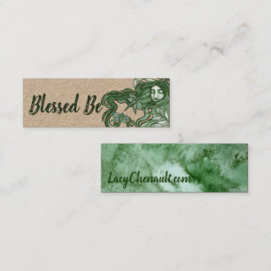 Green Dragonfly Goddess Art Dragonflies Contactkaartje