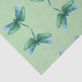 Green Dragonfly Tissuepapier (Detail)