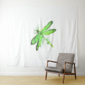 Green Dragonfly Wandkleed (In Situ (horizontaal))