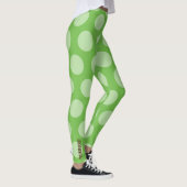 Green Dream Large Polka Dot Leggings (Droite)