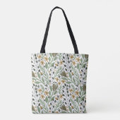 Green Dreamweaver Floral Pattern Draagtas (Achterkant)