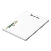 Green dress notepad notitieblok (Gedraaid)