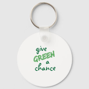 GREEN een kans geven Sleutelhanger