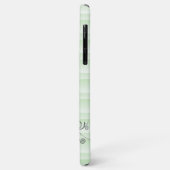 Green Eiffel Tower Flourish Hoesje-Mate iPhone Cas Case-Mate iPhone Case (Achterkant/links)