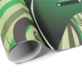 Green Electric Guitar Cadeaupapier (Rol Hoek)