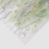 Green Elegant Abstract Decoupage Tissue Paper Tissuepapier (Detail)
