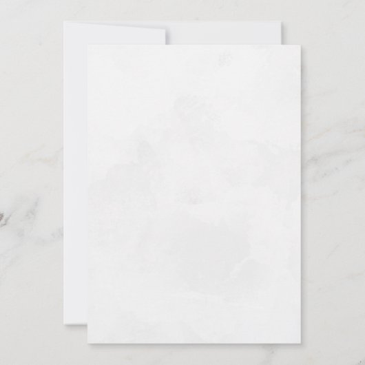 Green Elegant Wedding Invitation (Dos)