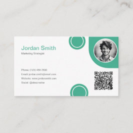 Green Emerald Aesthetic Classic Professional  Visitekaartje