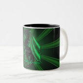 Green Emerald Dragon Pattern Mok (Voorkant rechts)