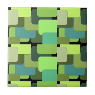 Green Emerald Limoen Jade Modern Abstract Tegeltje