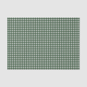 Green en White Gingham Tissuepapier