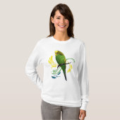 Green English Budgie T-shirt (Voorkant volledig)