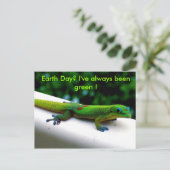 Green Environment Conservation Humor Briefkaart (Staand voorkant)