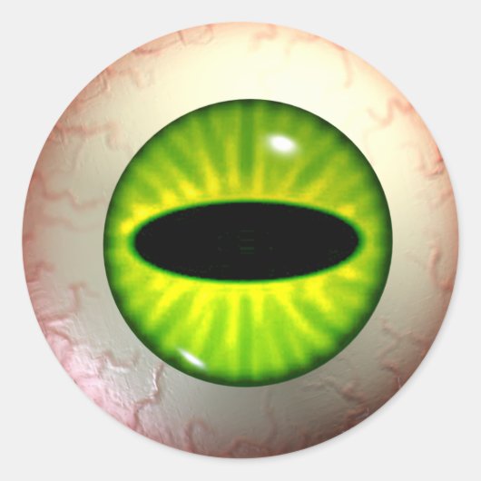 Green Envy Eye Stickers (Voorkant)