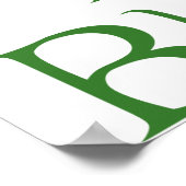 Green est le nouvel affiche noire (Coin)