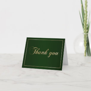 Green et Gold Merci note