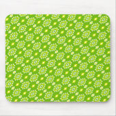 Green Ethnic Pattern Mouse Pad Muismat (Voorkant)