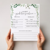 Green Eucalyptus Baby Predictions & Conseils Carte