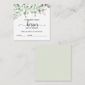 Green Eucalyptus Devine Combien De Cartes De Baise (Devant / Derrière)