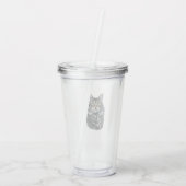 Green Eye Cat  Acryl Drinkbeker (Achterkant)