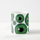 Green Eye Iris Cool Custom Mok (Center)