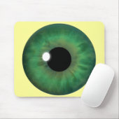 Green Eye Iris Custom Cool Mousepad Mousemats Muismat (Met muis)
