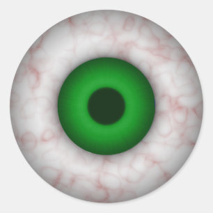 Green Eye Sticker