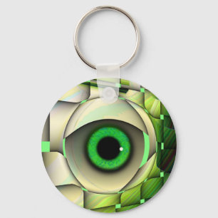 Green Eyed Monster Sleutelhanger