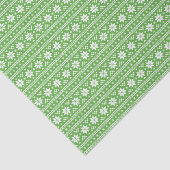 Green Fair Isle Kersttrui patroon Tissuepapier (Detail)