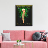 Green Fairy Absinthe Canvas Afdruk (Insitu (Woonkamer))