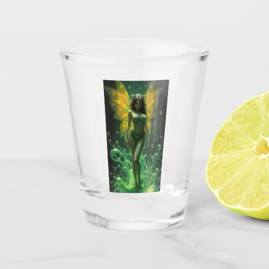 Green Fairy Absinthe Shot Glas (Voorkant)