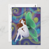 Green Fairy Briefkaart (Voorkant / Achterkant)