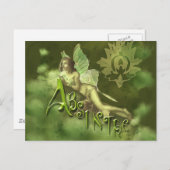 Green Fairy Splashy Collage II Briefkaart (Voorkant / Achterkant)