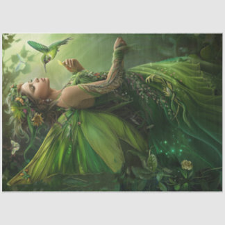 Green Fairy Tissuepapier