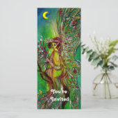 GREEN FAIRY yellow blue Silver Kaart (Staand voorkant)