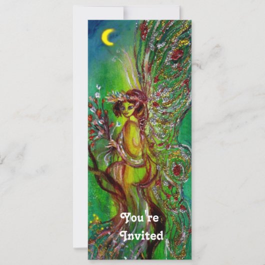 GREEN FAIRY yellow blue Silver Kaart (Voorkant)