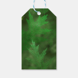 GREEN FALL AUTUMN LEAVES CADEAULABEL