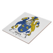 Green Family Crest Tegeltje (Zijkant)